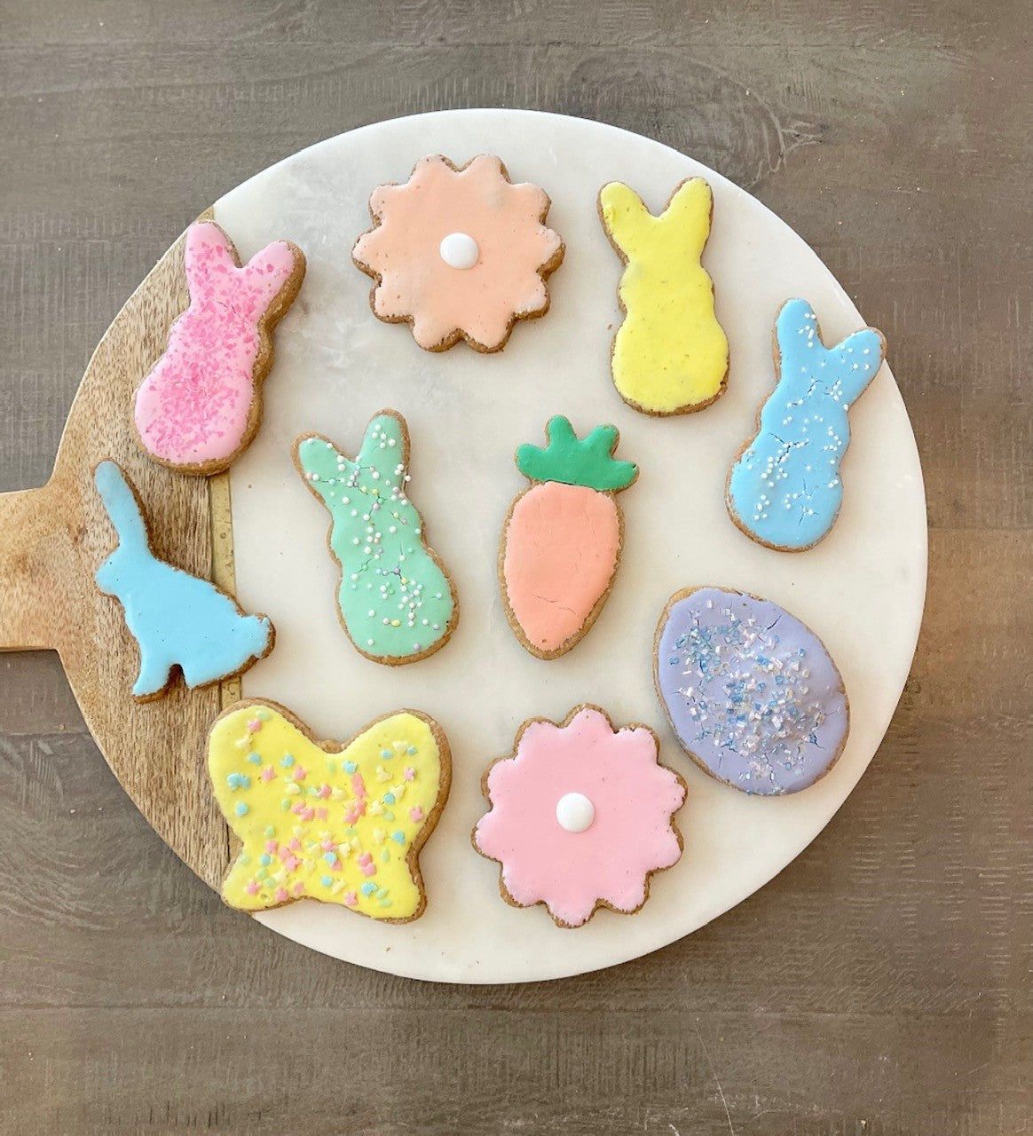 Iced Easter Cookies