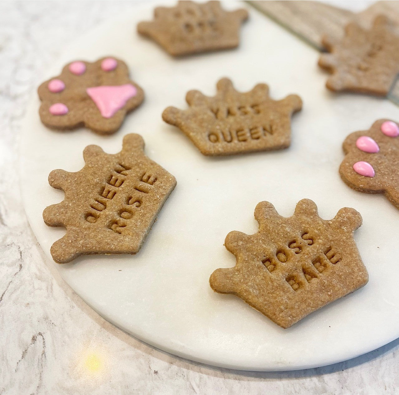 Custom Crown Cookies