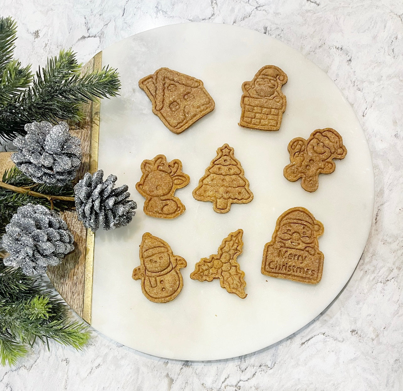 Peanut Butter Pawliday Cookies